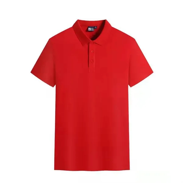 Unisex Polo Shirt With Classic Collar - Unisex Polo Shirt With Classic Collar - Image 8 of 8