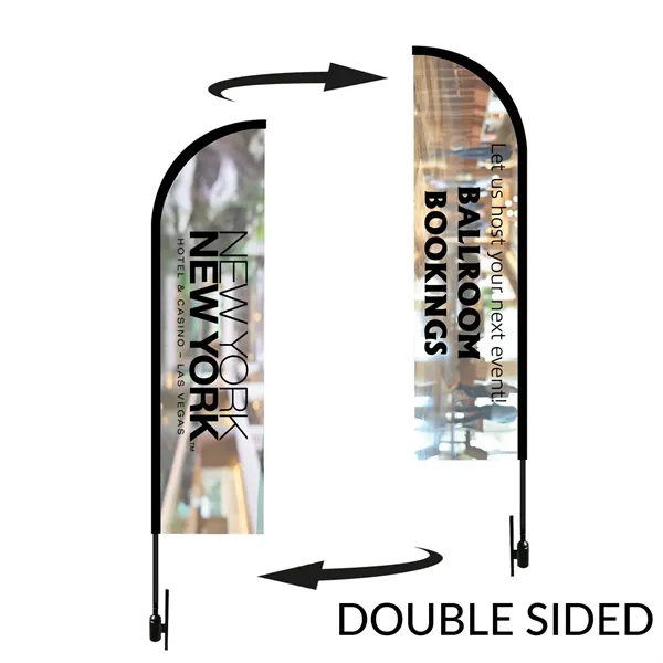 Bow Flag 12 ft. Height Carbon Fiber Kit - Double Sided