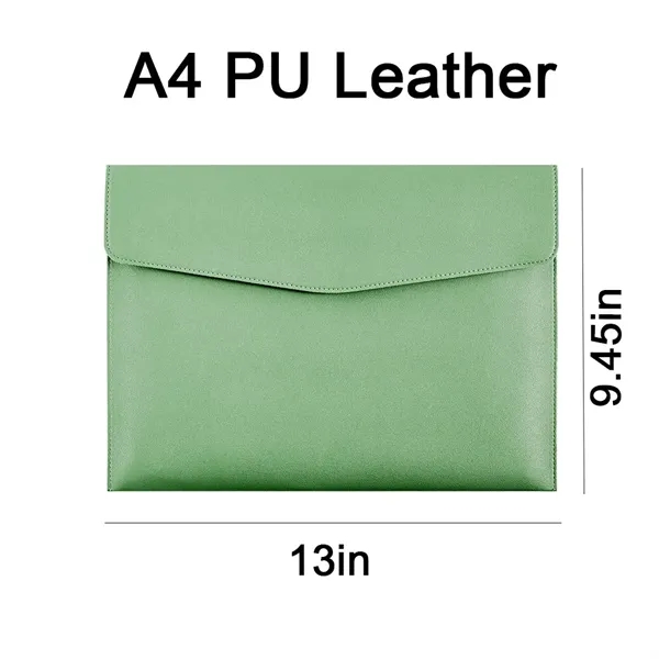 13'' x 9 1/2'' PU Leather A4 File Folder Document Holder - 13'' x 9 1/2'' PU Leather A4 File Folder Document Holder - Image 1 of 4
