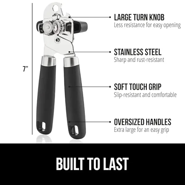 3-in-1 Multifunction Stainless Steel Can Bottle Jar Opener - 3-in-1 Multifunction Stainless Steel Can Bottle Jar Opener - Image 1 of 5
