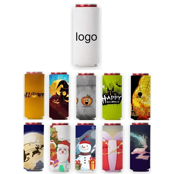 12oz Custom Full Color Beer Soda Bottle Can Cooler Sleeve - 12oz Custom Full Color Beer Soda Bottle Can Cooler Sleeve - Image 0 of 4