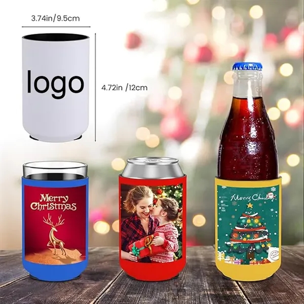 12oz Custom Full Color Soda Can Beer Bottle Cooler Sleeve - 12oz Custom Full Color Soda Can Beer Bottle Cooler Sleeve - Image 1 of 5