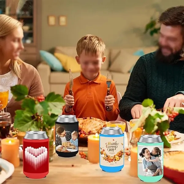 12oz Custom Full Color Soda Can Beer Bottle Cooler Sleeve - 12oz Custom Full Color Soda Can Beer Bottle Cooler Sleeve - Image 3 of 5