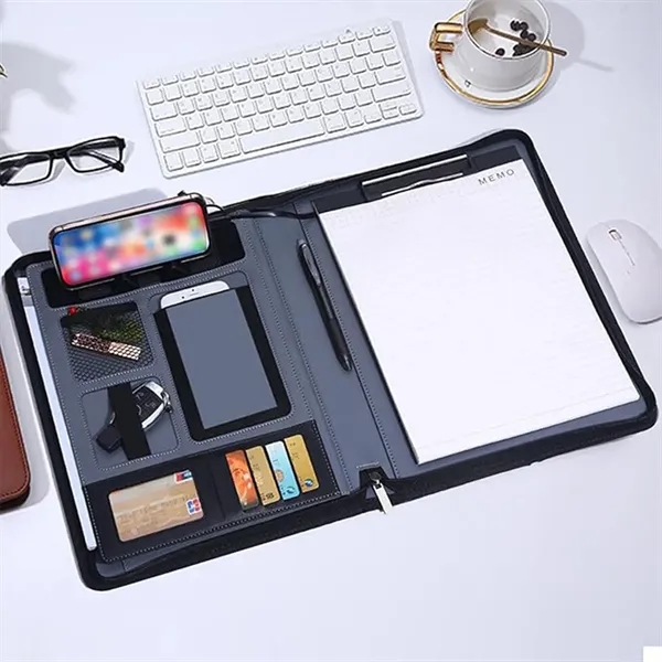 Multifunctional Wireless Charging Organizer Holder Flipbook - Multifunctional Wireless Charging Organizer Holder Flipbook - Image 0 of 2