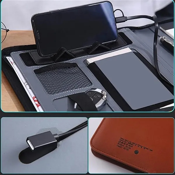 Multifunctional Wireless Charging Organizer Holder Flipbook - Multifunctional Wireless Charging Organizer Holder Flipbook - Image 1 of 2