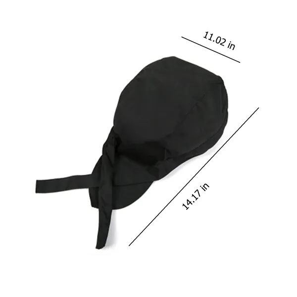 Adjustable Waiter Bandana Hat Chef Work Cap - Adjustable Waiter Bandana Hat Chef Work Cap - Image 1 of 4