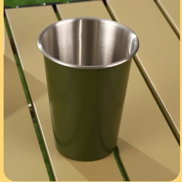 12oz Stainless Steel Cup Shot Glasses Restaurant Barware - 12oz Stainless Steel Cup Shot Glasses Restaurant Barware - Image 1 of 3