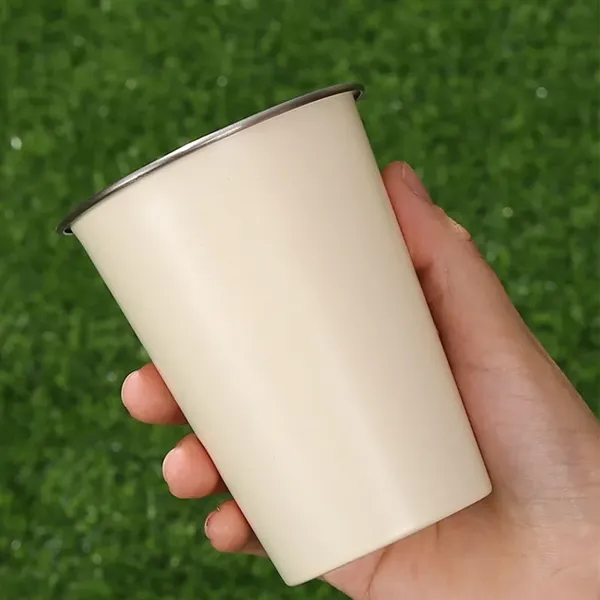 12oz Stainless Steel Cup Shot Glasses Restaurant Barware - 12oz Stainless Steel Cup Shot Glasses Restaurant Barware - Image 2 of 3