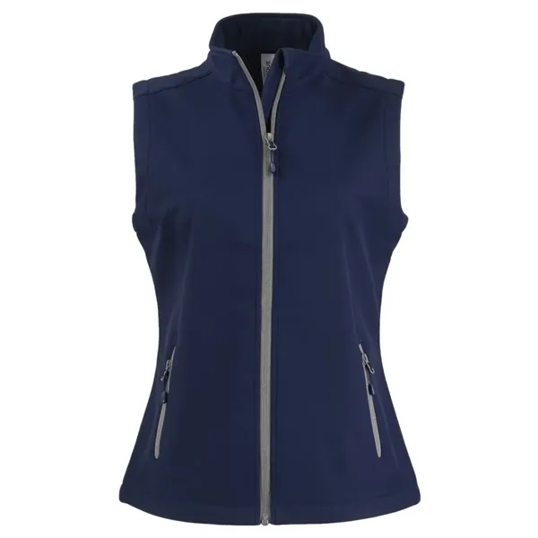 Clique Tempo Stretch Full Zip Womens Softshell Vest - Clique Tempo Stretch Full Zip Womens Softshell Vest - Image 2 of 9