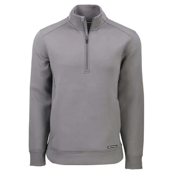 Cutter & Buck Roam Recycled Buttery-Soft Knit Mens Quarte...