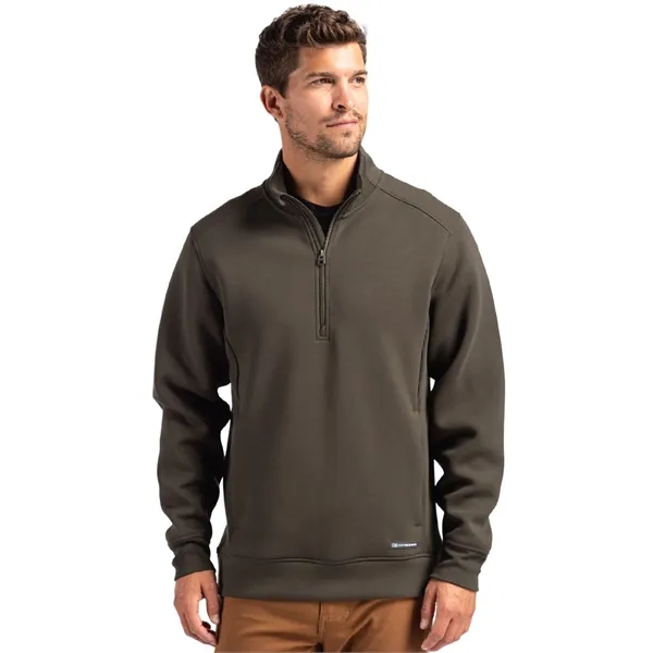 Cutter & Buck Roam Recycled Buttery-Soft Knit Mens Quarte...