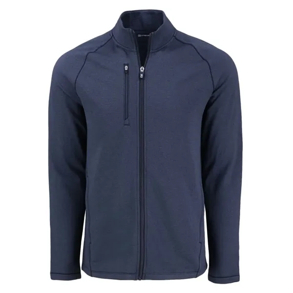 Cutter & Buck Peshastin Fleece Recycled Mens Full Zip Jacket - Cutter & Buck Peshastin Fleece Recycled Mens Full Zip Jacket - Image 3 of 5