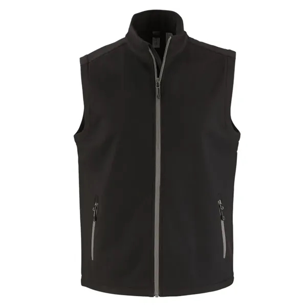 Custom Clique Tempo Recycled Stretch Softshell Mens Full Zip Vest