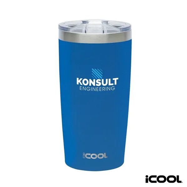 iCOOL® Lewiston 20 oz. Double Wall Stainless Steel Tumbler - iCOOL® Lewiston 20 oz. Double Wall Stainless Steel Tumbler - Image 2 of 3
