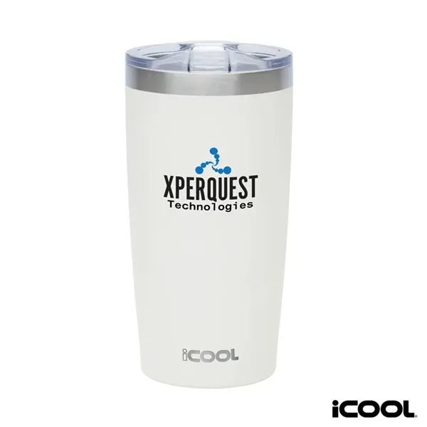 iCOOL® Lewiston 20 oz. Double Wall Stainless Steel Tumbler - iCOOL® Lewiston 20 oz. Double Wall Stainless Steel Tumbler - Image 3 of 3