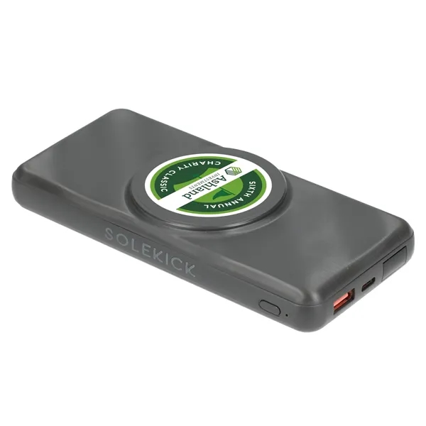 Solekick™ MagClick™ 10000 15W Wireless Power Bank - Solekick™ MagClick™ 10000 15W Wireless Power Bank - Image 1 of 2