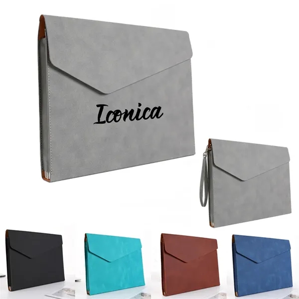 A4 PU Leather Expanding File Folder Holder - A4 PU Leather Expanding File Folder Holder - Image 0 of 8