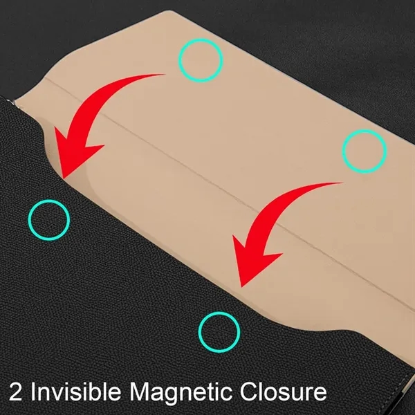 A4 PU Leather Expanding File Folder Holder - A4 PU Leather Expanding File Folder Holder - Image 3 of 8