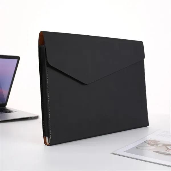 A4 PU Leather Expanding File Folder Holder - A4 PU Leather Expanding File Folder Holder - Image 4 of 8