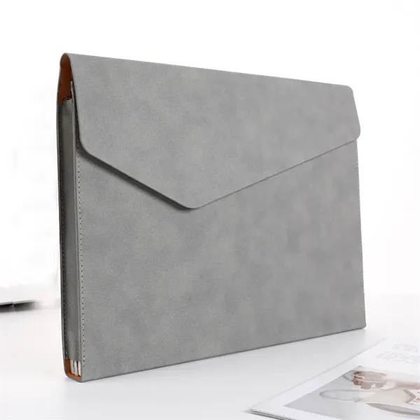 A4 PU Leather Expanding File Folder Holder - A4 PU Leather Expanding File Folder Holder - Image 7 of 8