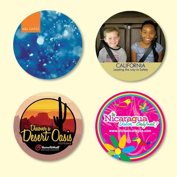 Origin'L Fabric® 3.6" Round x 1/8" Coaster - Origin'L Fabric® 3.6" Round x 1/8" Coaster - Image 0 of 1