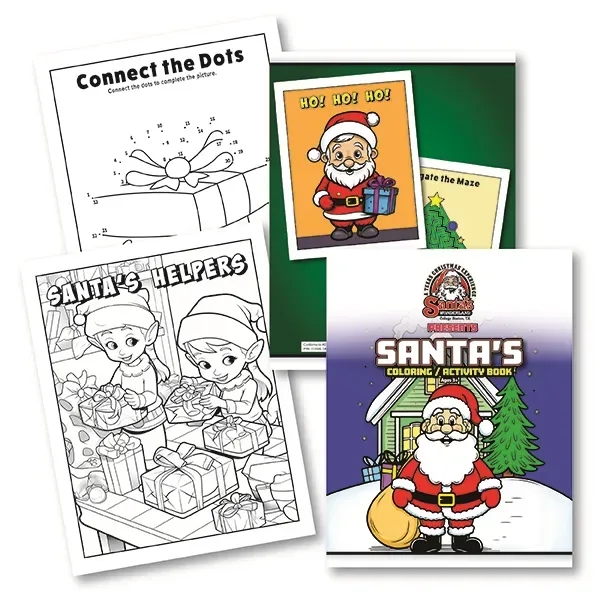 Santa Coloring & Activity Book - Santa Coloring & Activity Book - Image 0 of 0