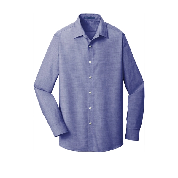 Port Authority Slim Fit SuperPro Oxford Shirt. - Port Authority Slim Fit SuperPro Oxford Shirt. - Image 1 of 20