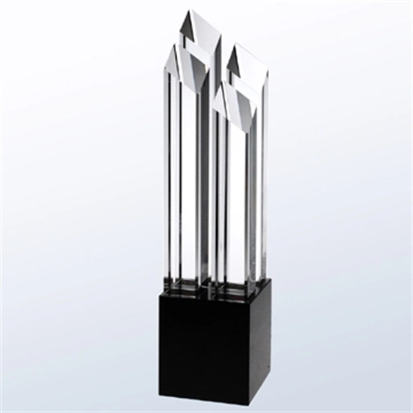 Diamond Crystal Awards Allegiance Tower 10-1/2"