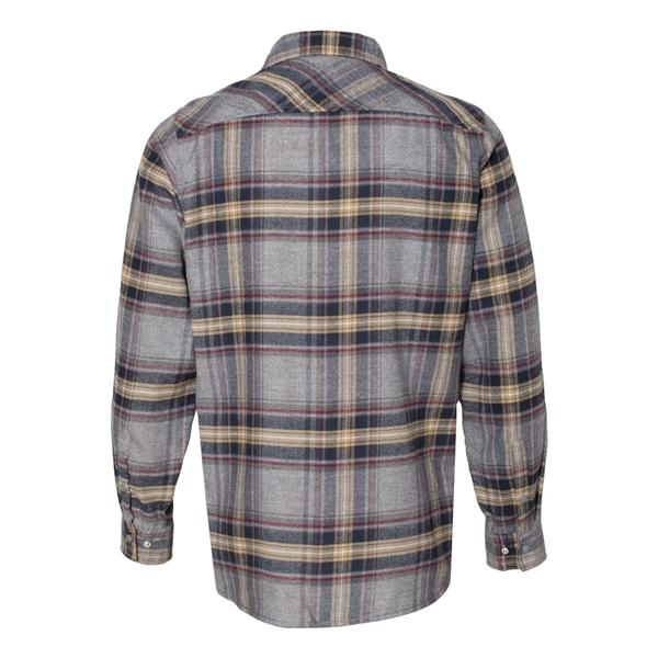 Burnside Snap Front Plaid Flannel Shirt - Burnside Snap Front Plaid Flannel Shirt - Image 9 of 13