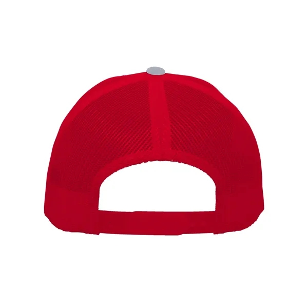 Pacific Headwear Contrast Stitch Trucker Snapback - Pacific Headwear Contrast Stitch Trucker Snapback - Image 49 of 58