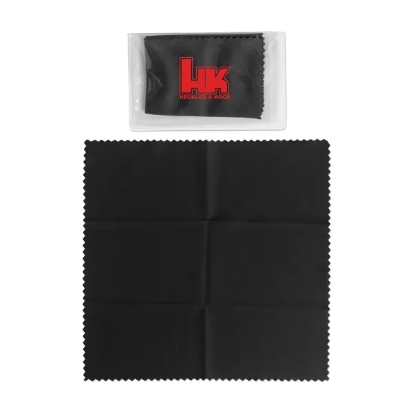 6" x 6" Microfiber Cloth in Pouch - 6" x 6" Microfiber Cloth in Pouch - Image 1 of 4