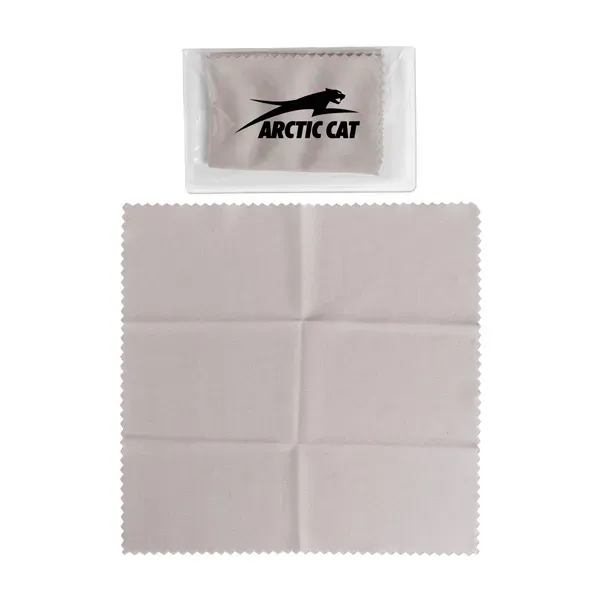 6" x 6" Microfiber Cloth in Pouch - 6" x 6" Microfiber Cloth in Pouch - Image 4 of 4