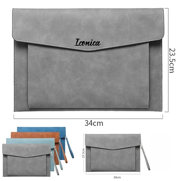 A4 Expanding PU Leather File Folders Holder - A4 Expanding PU Leather File Folders Holder - Image 0 of 7