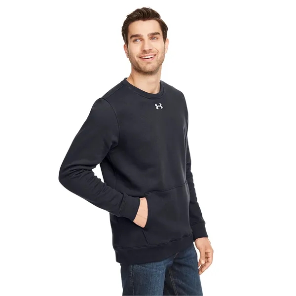 Under Armour Men's Hustle Fleece Crewneck Sweatshirt - Under Armour Men's Hustle Fleece Crewneck Sweatshirt - Image 16 of 24