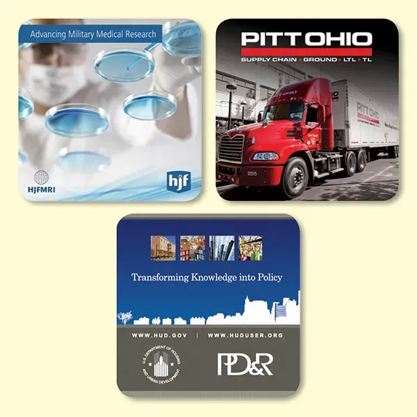 Vynex® Heavy Duty 4" x 4" x 1/8" Hard Surface Drink Coaster - Vynex® Heavy Duty 4" x 4" x 1/8" Hard Surface Drink Coaster - Image 0 of 0