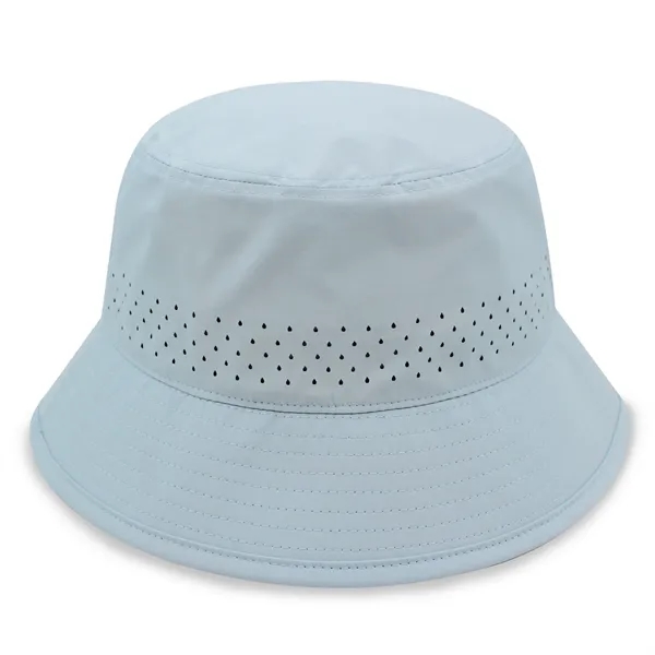 Performance Bucket Hat w/Laser Cut Mesh - Performance Bucket Hat w/Laser Cut Mesh - Image 6 of 10