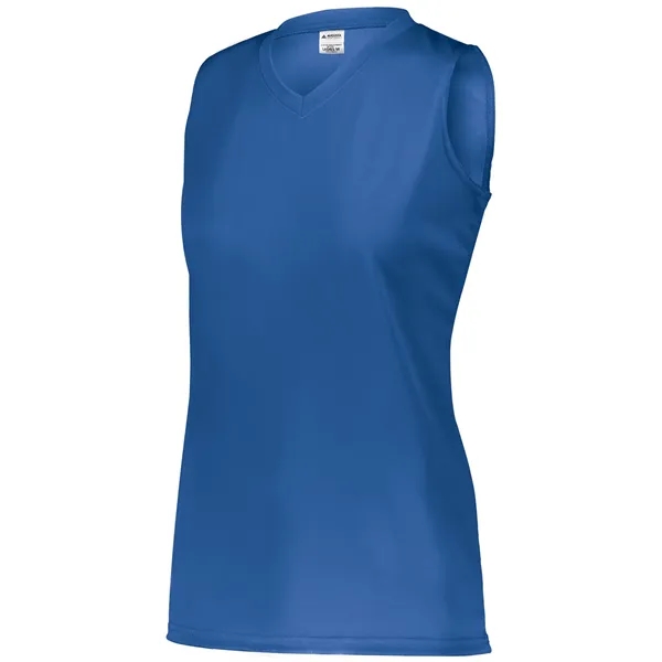 Augusta Sportswear Girls Sleeveless Wicking Attain Jersey - Augusta Sportswear Girls Sleeveless Wicking Attain Jersey - Image 11 of 17