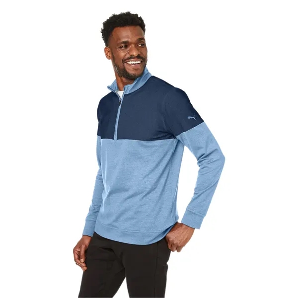 Puma Golf Men's Cloudspun Warm Up Quarter-Zip - Puma Golf Men's Cloudspun Warm Up Quarter-Zip - Image 9 of 23