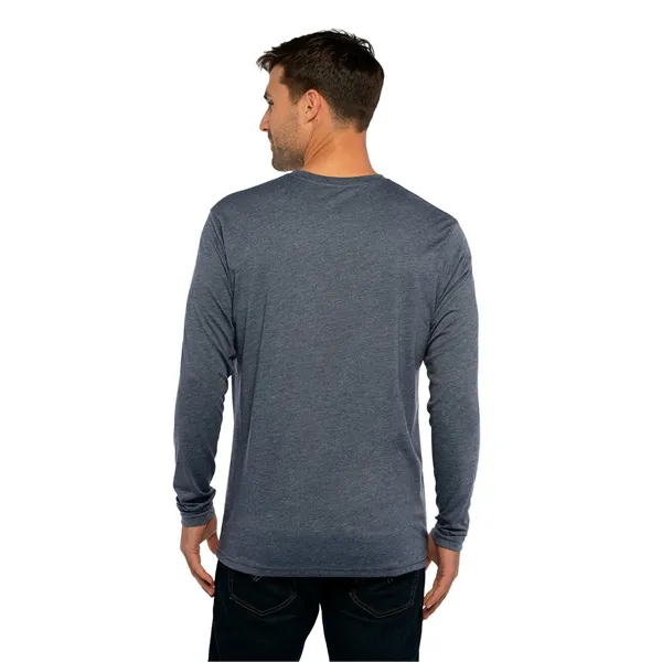 Next Level Apparel Men's Triblend Long-Sleeve Crew - Next Level Apparel Men's Triblend Long-Sleeve Crew - Image 9 of 38