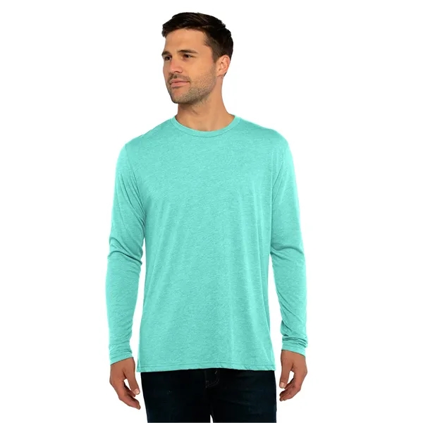 Next Level Apparel Men's Triblend Long-Sleeve Crew - Next Level Apparel Men's Triblend Long-Sleeve Crew - Image 3 of 38