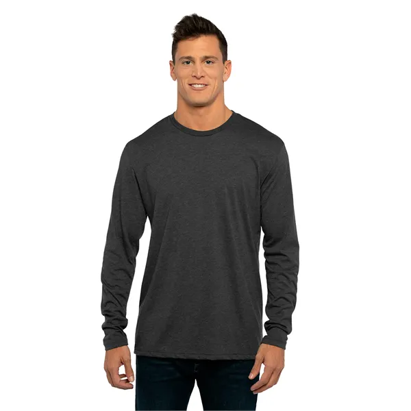 Next Level Apparel Men's Triblend Long-Sleeve Crew - Next Level Apparel Men's Triblend Long-Sleeve Crew - Image 4 of 38