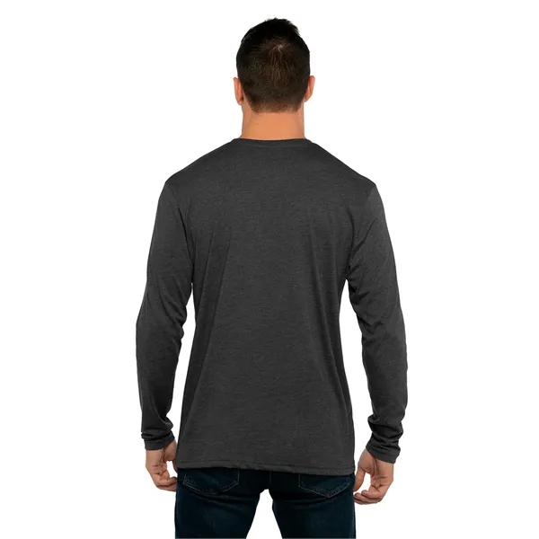 Next Level Apparel Men's Triblend Long-Sleeve Crew - Next Level Apparel Men's Triblend Long-Sleeve Crew - Image 13 of 38