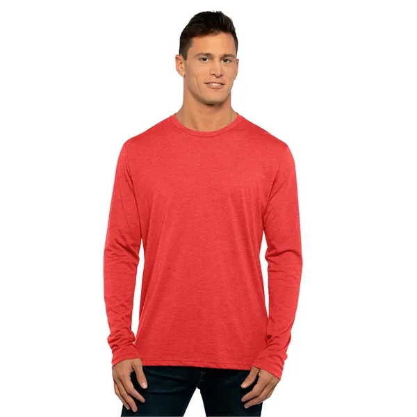 Next Level Apparel Men's Triblend Long-Sleeve Crew - Next Level Apparel Men's Triblend Long-Sleeve Crew - Image 25 of 38