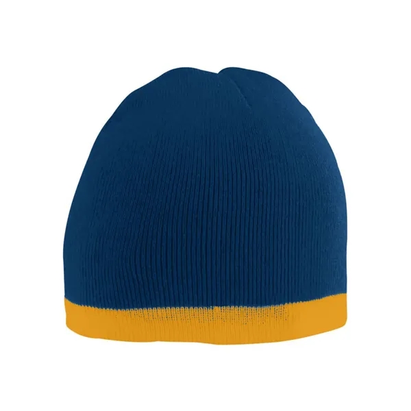 Augusta Sportswear Two-Tone Knit Beanie - Augusta Sportswear Two-Tone Knit Beanie - Image 2 of 2