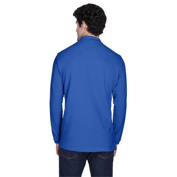 UltraClub Adult Long-Sleeve Classic Pique Polo - UltraClub Adult Long-Sleeve Classic Pique Polo - Image 24 of 42