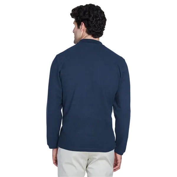 UltraClub Adult Long-Sleeve Classic Pique Polo - UltraClub Adult Long-Sleeve Classic Pique Polo - Image 27 of 42