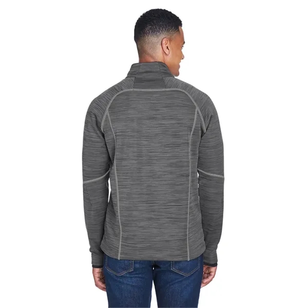North End Men's Flux Melange Bonded Fleece Jacket - North End Men's Flux Melange Bonded Fleece Jacket - Image 17 of 39