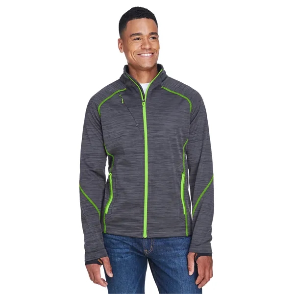 North End Men's Flux Melange Bonded Fleece Jacket - North End Men's Flux Melange Bonded Fleece Jacket - Image 25 of 39