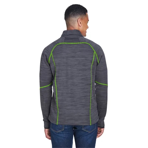 North End Men's Flux Melange Bonded Fleece Jacket - North End Men's Flux Melange Bonded Fleece Jacket - Image 27 of 39