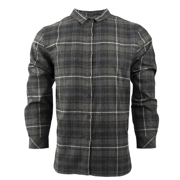 Burnside Ladies' Yarn-Dyed Long Sleeve Plaid Flannel Shirt - Burnside Ladies' Yarn-Dyed Long Sleeve Plaid Flannel Shirt - Image 13 of 13